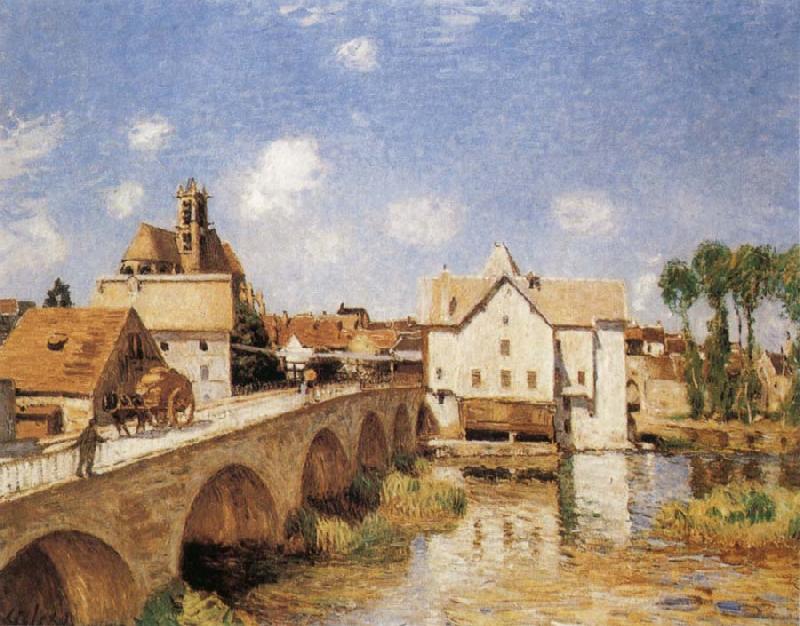 Alfred Sisley The Bridge of Moret oil painting picture